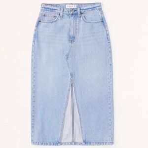 Denim Midi Skirt